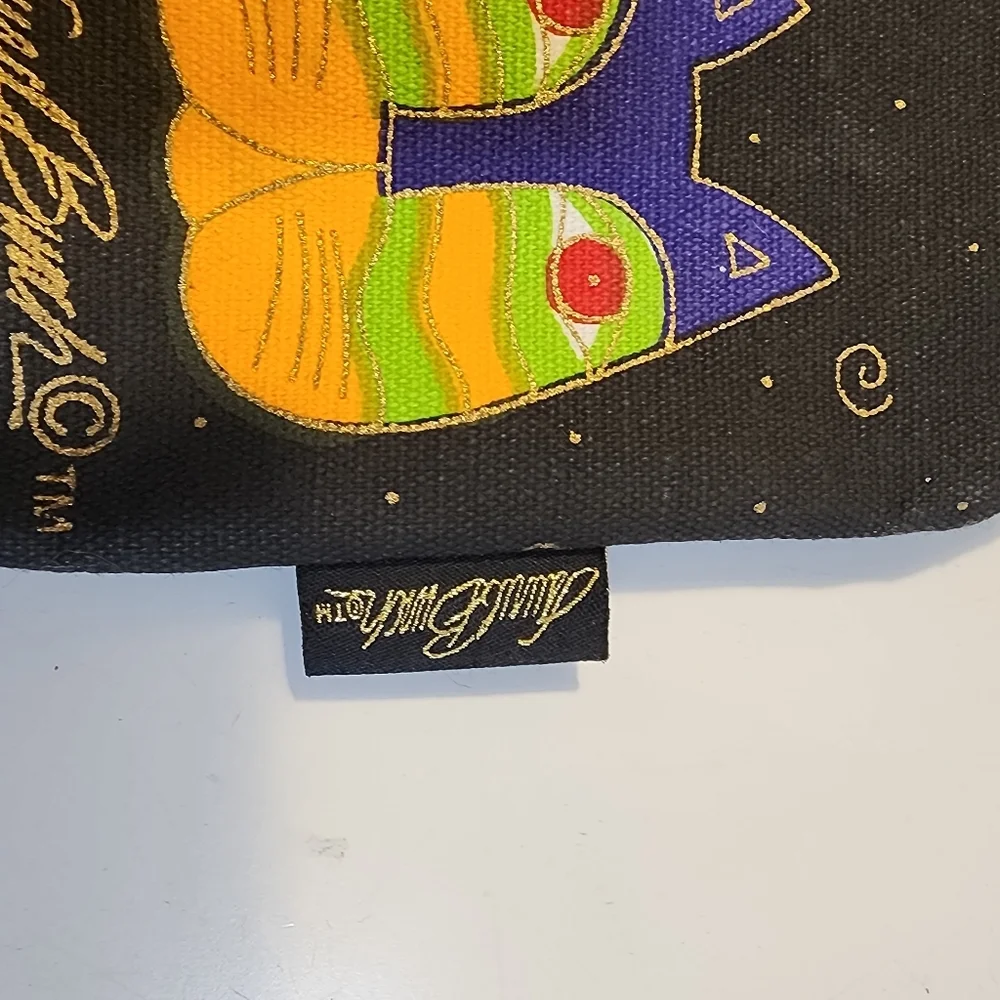 Laurel Burch Vibrant Cat  Pouch